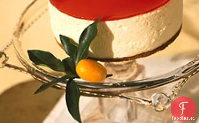 Tarta de Queso de Naranja Sanguina