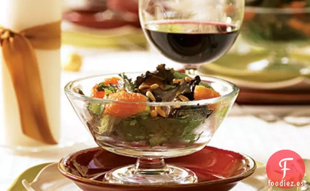 Lechuga Romana y Ensalada de Naranja Sanguina