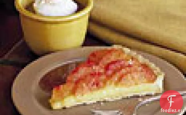 Tarta de Naranja Sanguina con Salsa de Caramelo de Naranja