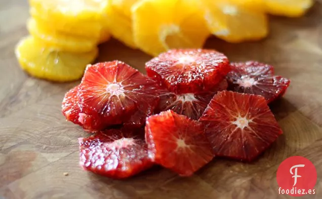 Verduras Mixtas Con Naranjas Y Bistec Balsámico