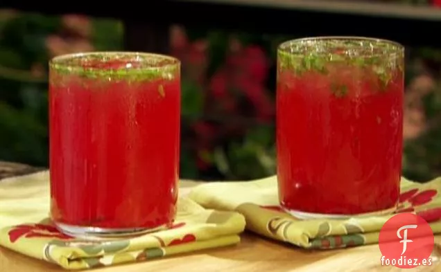 Limonada de Naranja Sanguina Eléctrica con Menta Confusa