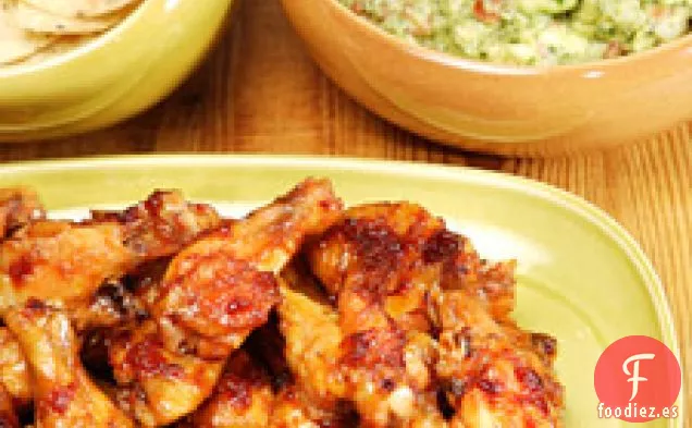 Alitas de Pollo con Caramelo Cítrico Picante