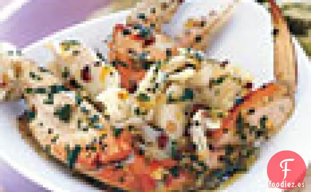 Cangrejo Dungeness Asado al Horno