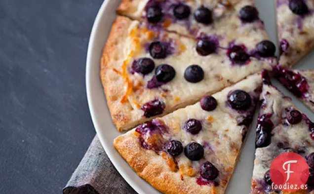 Pizza de Postre de Arándanos