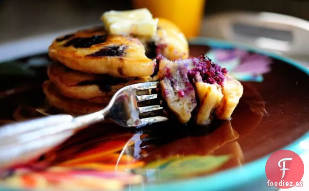 Tortitas de Arándanos y Limón
