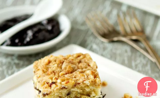 Pastel de Café con Arándanos y Limón