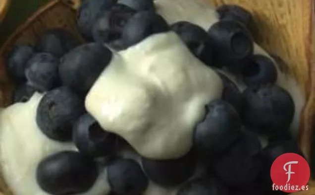 Arándanos Con Crema De Limón