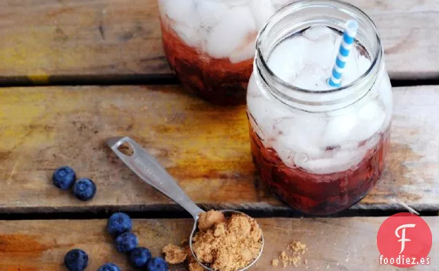 The Blueberry Rum Smash