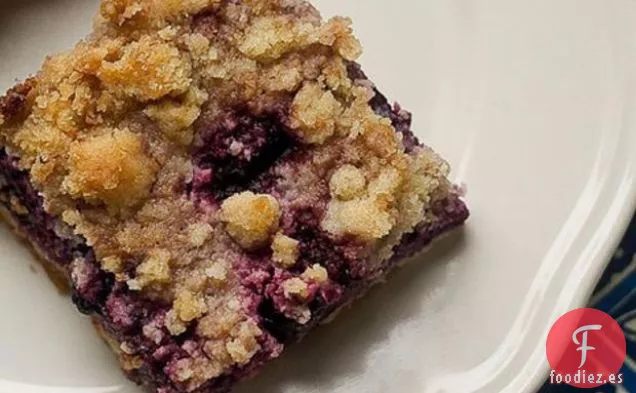 Barras de Miga de cereza y arándanos