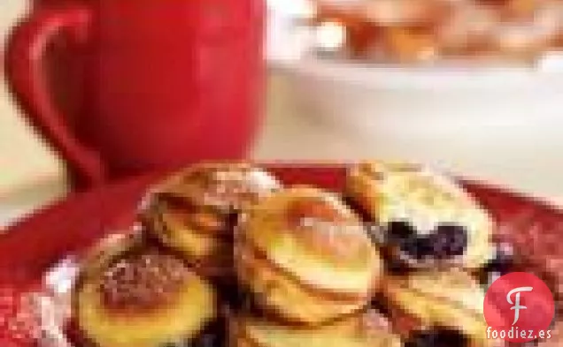 Tortitas rellenas de arándanos