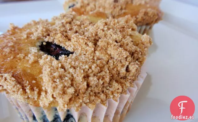 Muffins de Streusel de Arándanos