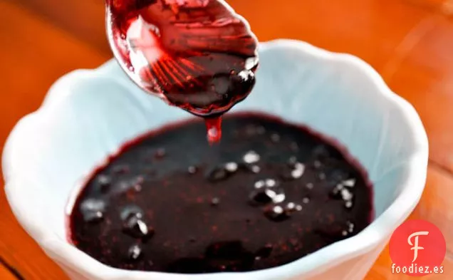 Salsa de Caramelo de Arándanos