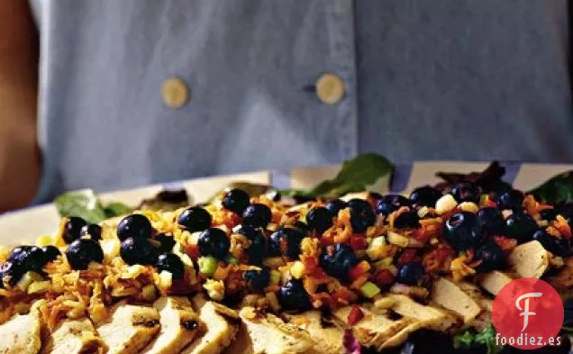 Ensalada de Pollo y Arándanos