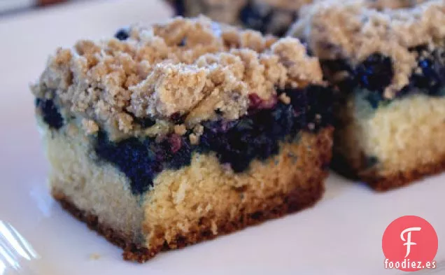 Pastel de Miga de Arándanos