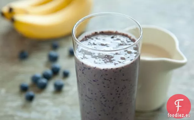 Batido de Plátano y Arándanos