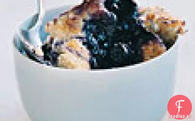 Pastel de Budín de Arándanos