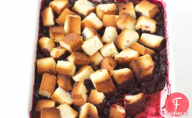 Pastel de Arándanos Crujiente