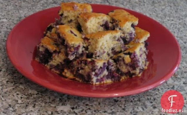 Pastel de Avena con Arándanos