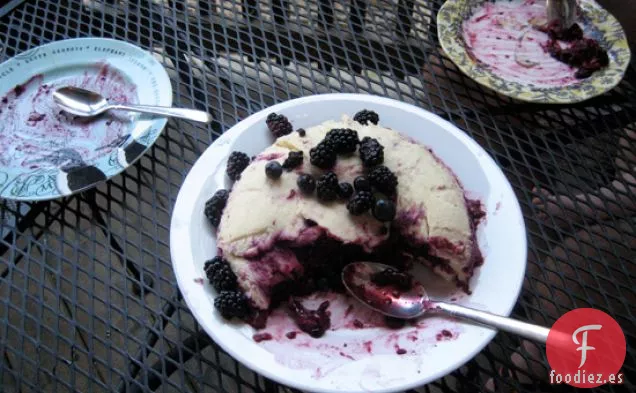 Budín De Verano Con Arándanos Y Frambuesas