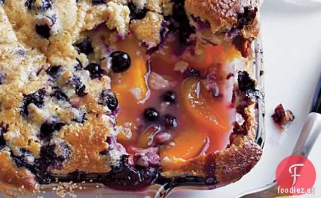 Tarta de Arándanos y Melocotón