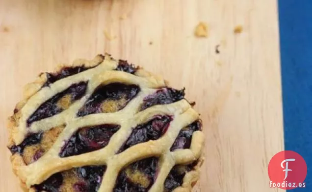 Tartas de Mantequilla Marrón de Arándanos