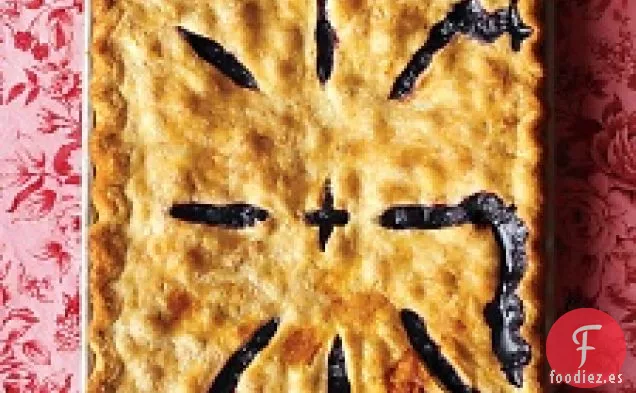 Pastel de Losa de Arándanos