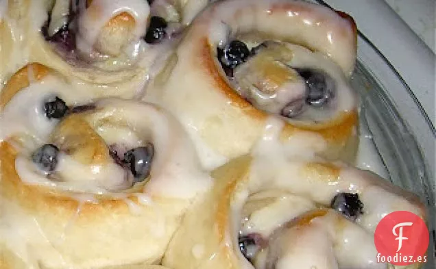 Rollos de Limón de Arándanos
