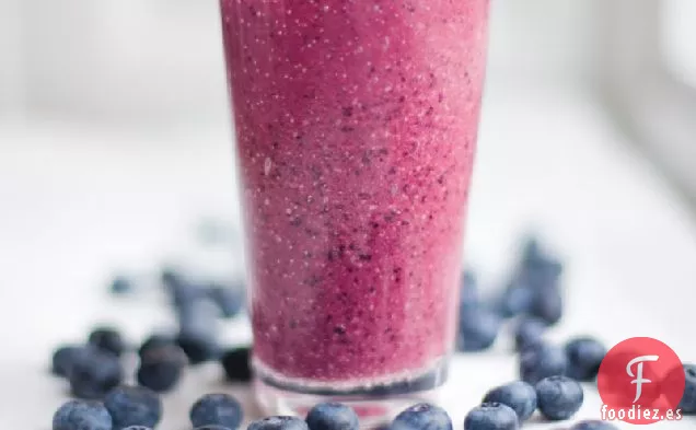 Super Batido de Coco y Arándanos