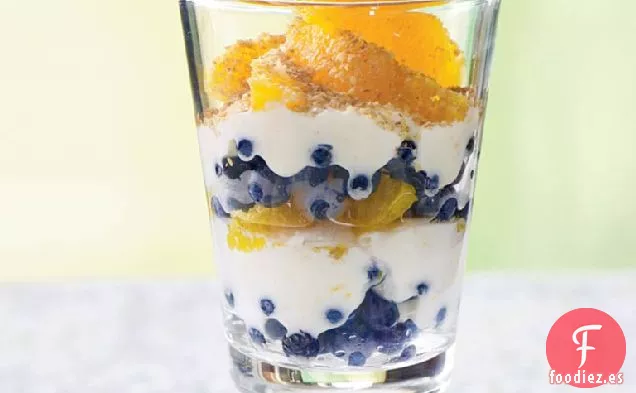 Parfaits de Arándano y Naranja