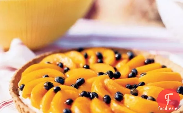 Tarta de Arándano y Melocotón