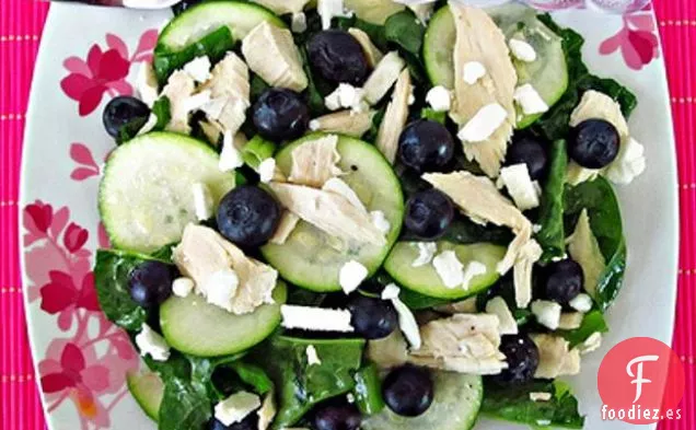 Ensalada De Calabacín, Pollo Y Arándanos