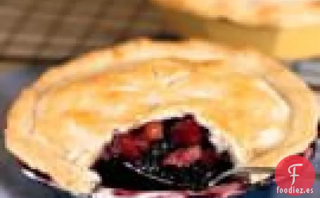 Tartas Silvestres de arándano y melocotón