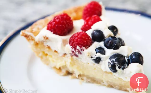 Pastel De Suero De Leche Del Cuatro De Julio