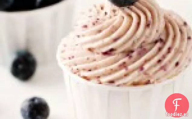 Cupcakes de limón y arándanos