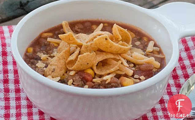 Chile A La Barbacoa Con Maíz