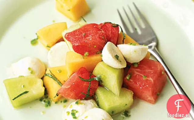 Ensalada de Mozzarrella de Tres Melones