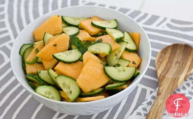 Ensalada de Pepino de Melón Picante
