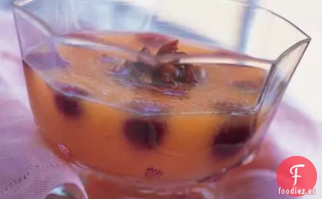 Sopa de Melón con Jarabe de Oporto y Panceta