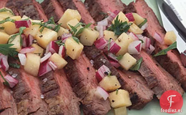 Filete De Flanco Con Salsa De Melón