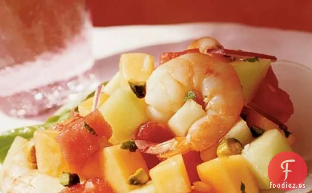 Ensalada de Camarones y Melón