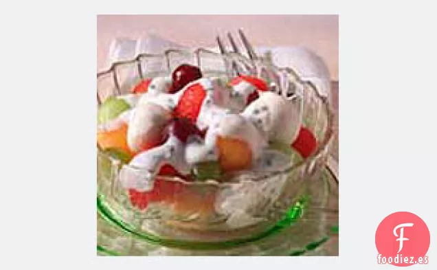 Mozzarella Fresca y Ensalada de Frutas