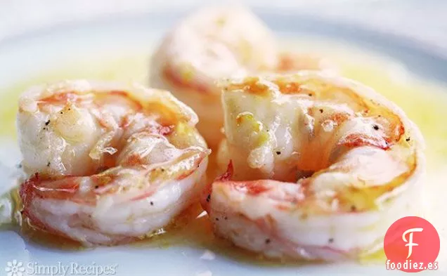 Camarones con Naranja Beurre Blanc