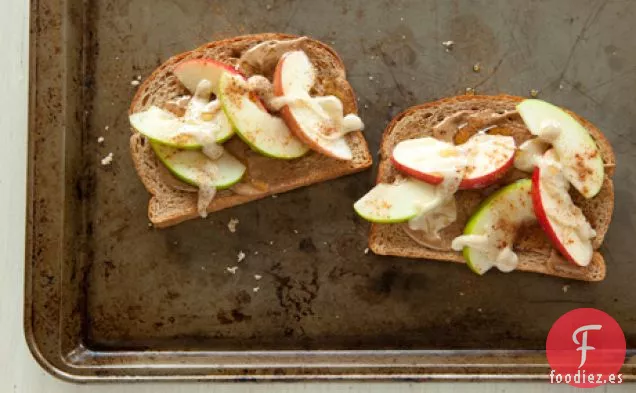 Sandwich de Manzana Tahini