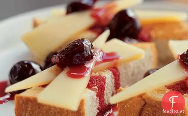 Gruyère y Compota de Cerezas