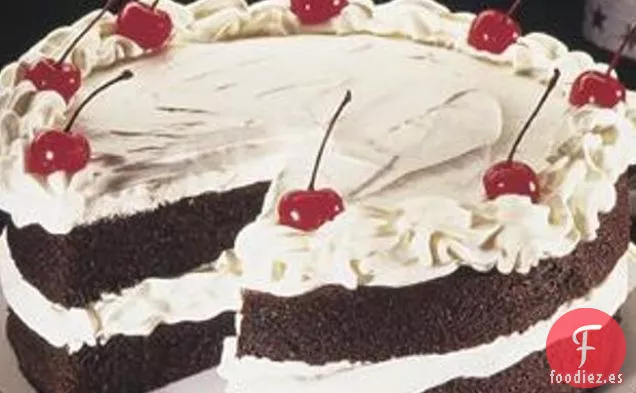 Gran Pastel de Cereza de Chocolate Americano