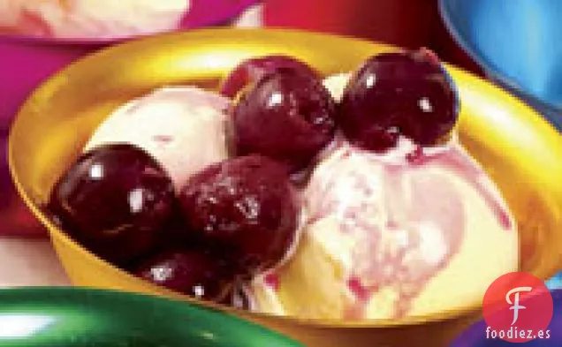 Cerezas Escalfadas