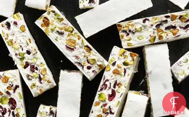 Turrón de cereza y pistacho