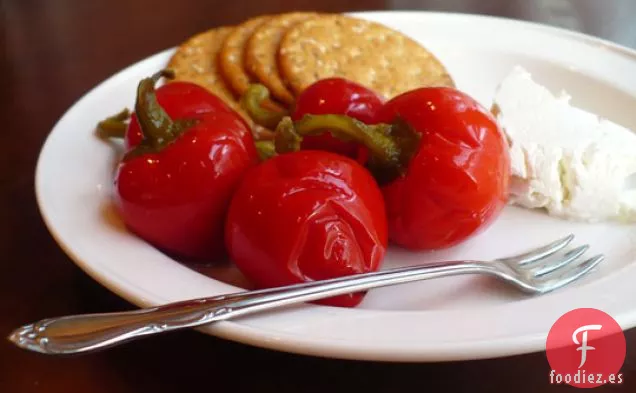 Pimientos de Cereza en escabeche rápido