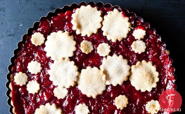 Tarta de Almendras y Cerezas