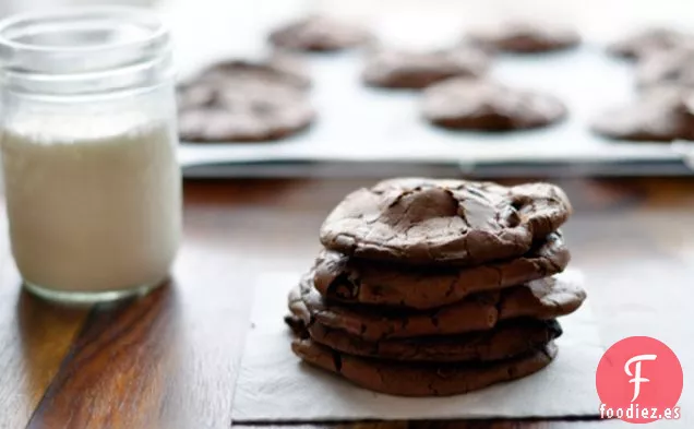 Galletas de Cereza de Chocolate Doble Masticables